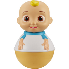 Cocomelon Weebles Wobbles Baby Toy - JJ In Blue Sleeve Yellow Bottom Figure