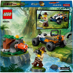 Lego City 60424 Jungle Explorer ATV Red Panda Mission Playset