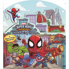 Marvel Super Hero Adventures Amazing Chase Move Along Storybook - Boardbook