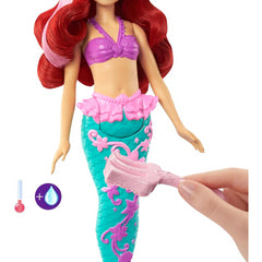 Disney Princess Toys Ariel Mermaid Doll with Colour-Change Hair and Tail