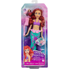 Disney Princess Toys Ariel Mermaid Doll with Colour-Change Hair and Tail