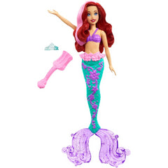 Disney Princess Toys Ariel Mermaid Doll with Colour-Change Hair and Tail