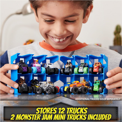 Monster Jam Mini Freestyle Flip Arena Playset