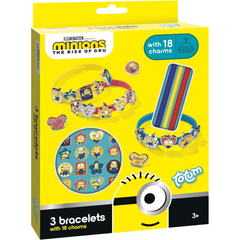 Despicable Me Minions The Rise Of Gru Bracelet Creation Craft Set with 18 Charms