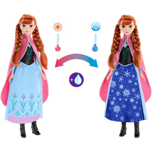 Disney Frozen Anna Doll and Magical Colour-Change Skirt