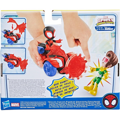 Marvel Spidey and His Amazing Friends Miles Morales Spider-Man Vehicle Set