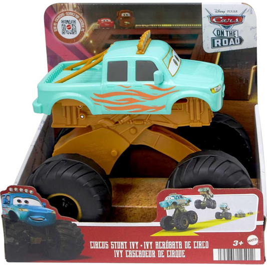 Disney Pixars Cars Toys On The Road Circus Stunt Ivy Monster Truck