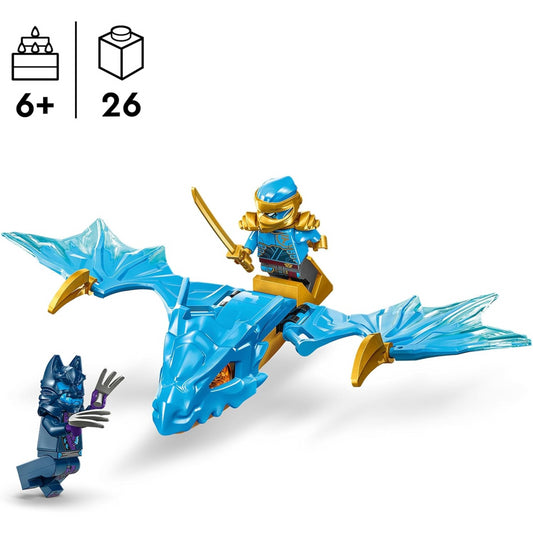 Lego Ninjago 71802 Nyas Rising Dragon Strike Toy Figure Building Playset