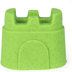 Kinetic Sand Green Sandcastle Single 141g Castle Shaped Container