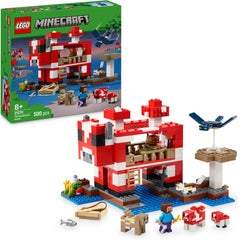 Lego Minecraft 21270 The Mooshroom House Steve Mini Figure Construction Playset