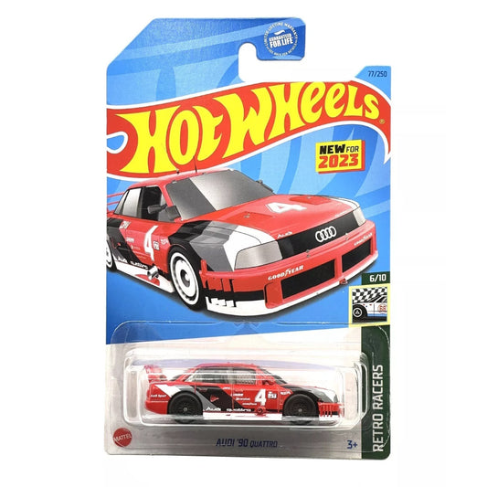 Hot Wheels Die-Cast Vehicle Retro Racers Audi 90 Quattro