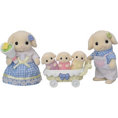 Sylvanian Families - Flora Rabbit Family of 4 Dolls