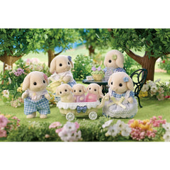 Sylvanian Families - Flora Rabbit Family of 4 Dolls