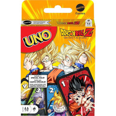 UNO Dragon Ball Z Card Game TV Show Themed Graphics