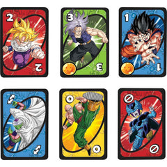 UNO Dragon Ball Z Card Game TV Show Themed Graphics