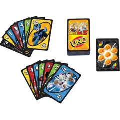 UNO Dragon Ball Z Card Game TV Show Themed Graphics