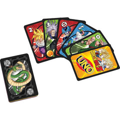 UNO Dragon Ball Z Card Game TV Show Themed Graphics