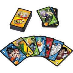 UNO Dragon Ball Z Card Game TV Show Themed Graphics