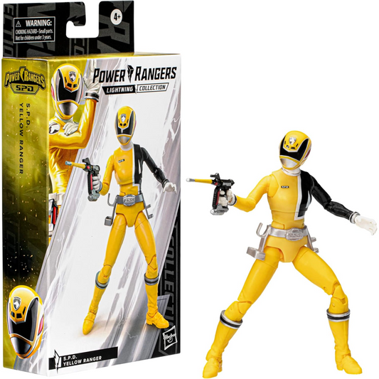 Power Rangers Lightning Collection S.P.D. Yellow Ranger 6-Inch Action Figure