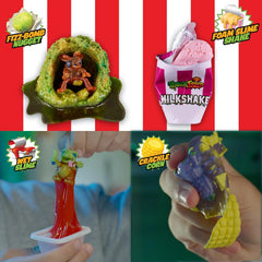 Terror Fried When Fast Food Goes Bad Nasty Nibbles Pack of 5 Figures