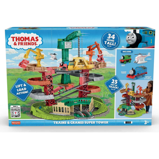 Thomas And Friends Trains & Cranes Super Tower