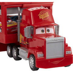 Disney Pixar Cars Mack Hauler 13-Inch Toy Transporter Truck with Ramp & Storage