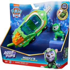 Paw Patrol Aqua Pups Rocky's Transforming Sawfish Vehicle Playset