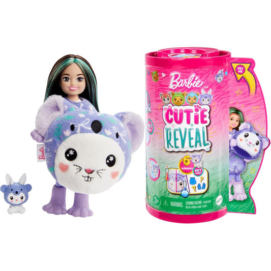 Barbie Cutie Reveal Chelsea Doll Animal Series - Bunny Koala Costume