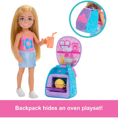 Barbie Chelsea Cupcake Baking Backpack Doll