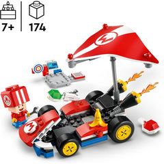 Lego Super Mario 72032 Standard Kart Toad Character Figure Construction Playset