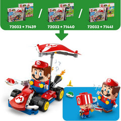 Lego Super Mario 72032 Standard Kart Toad Character Figure Construction Playset