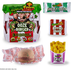 Terror Fried When Fast Food Goes Bad Oozze Burger Pack of 3 Figures