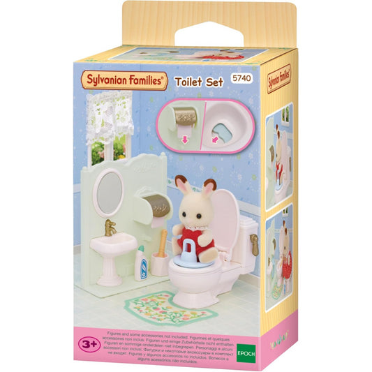 Sylvanian Families - Toilet Set Furniture Set - Doll Not Included