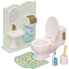 Sylvanian Families - Toilet Set Furniture Set - Doll Not Included