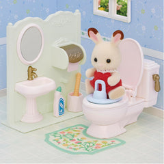 Sylvanian Families - Toilet Set Furniture Set - Doll Not Included