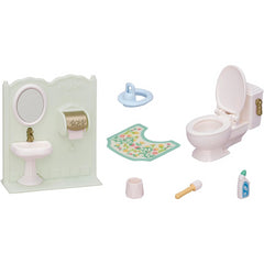 Sylvanian Families - Toilet Set Furniture Set - Doll Not Included