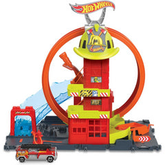 Hot Wheels City with 1 Toy Car Elevator Playset