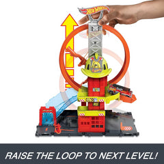 Hot Wheels City with 1 Toy Car Elevator Playset