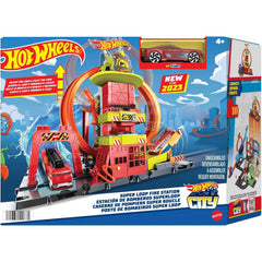 Hot Wheels City with 1 Toy Car Elevator Playset