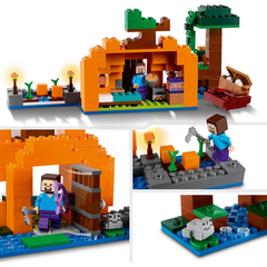 Lego Minecraft 21248 The Pumpkin Farm Buildable Playset