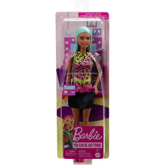 Barbie Doll & Accessories Career Makeup Artist Doll with Palette and Brush