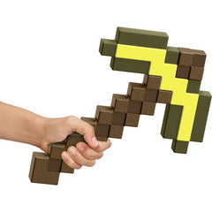 Minecraft Roleplay Weapon Gold Pickaxe Battle Toy