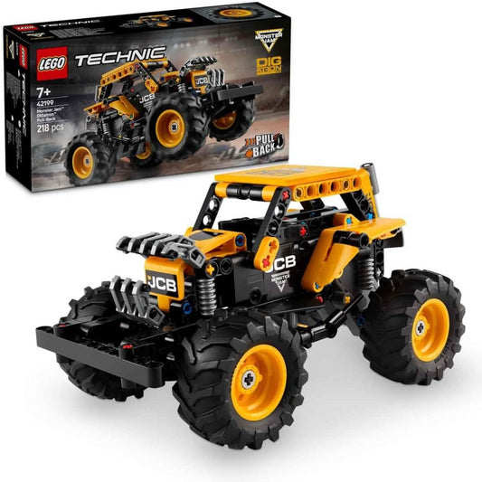 Lego Technic 42199 Monster Jam Digatron Pull-Back Construction Truck Playset