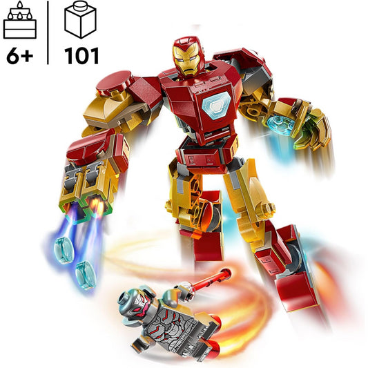 Lego Marvel 76307 Iron Man Mech Vs Ultron & 2 Mini Figures Construction Playset