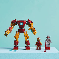 Lego Marvel 76307 Iron Man Mech Vs Ultron & 2 Mini Figures Construction Playset