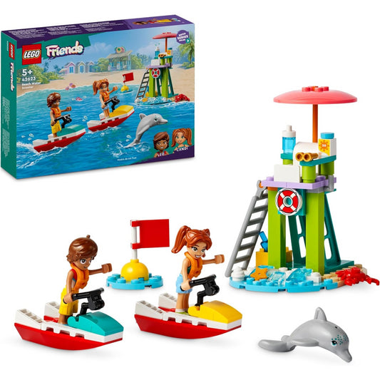 Lego 42623 Friends Beach Water Scooter Lifeguard Playset