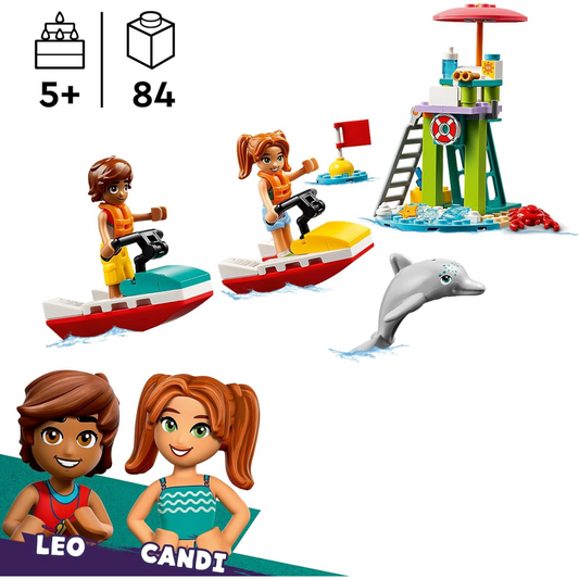 Lego 42623 Friends Beach Water Scooter Lifeguard Playset