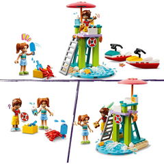 Lego 42623 Friends Beach Water Scooter Lifeguard Playset