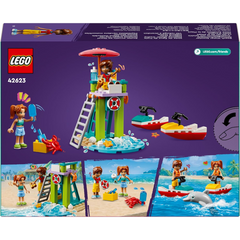 Lego 42623 Friends Beach Water Scooter Lifeguard Playset