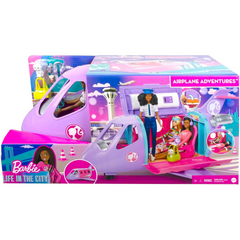 Barbie Life in the City Airplane Adventures with Doll Toy Puppy & 15 Accessories